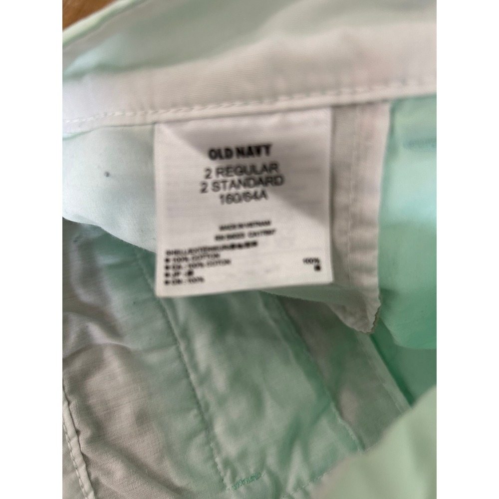Old Navy Women's Mint Green Anchor Print Shorts Size 2 Casual Summer Beach - Picture 4 of 6